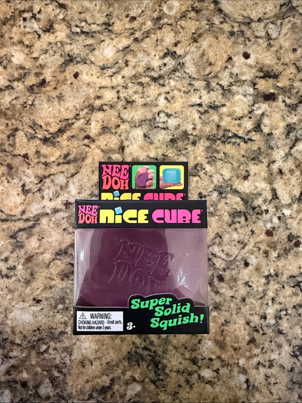 Nice Cube Super Solid Squish! - Purple sensory toy squishy fidget toy stress